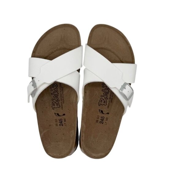 Birkenstock Shoes - Birkenstock Birkis Santosa White Sandal Unisex New in Box - Size 7